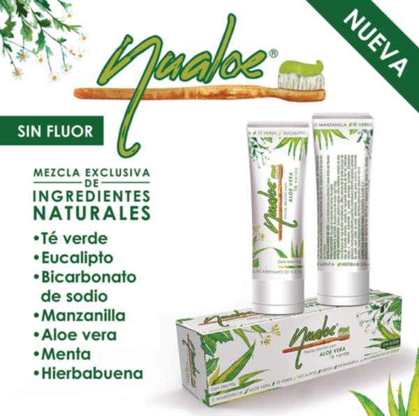 Nualoe Pasta Dental Aloe Vera 90 gr