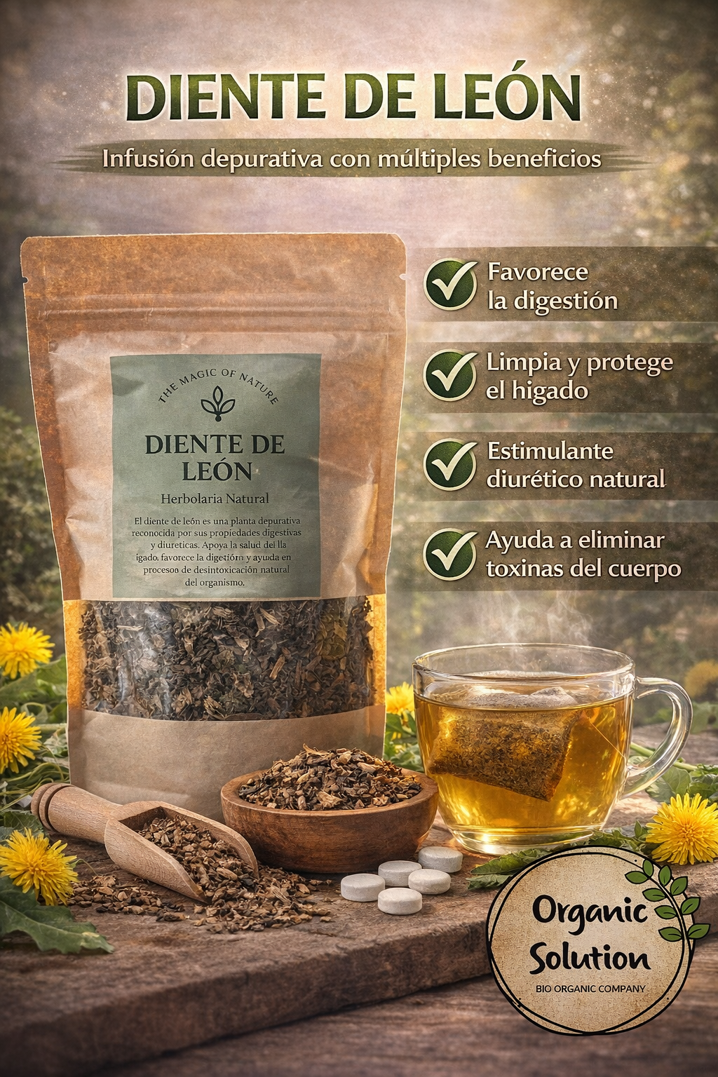 Infusión de Diente de Leon