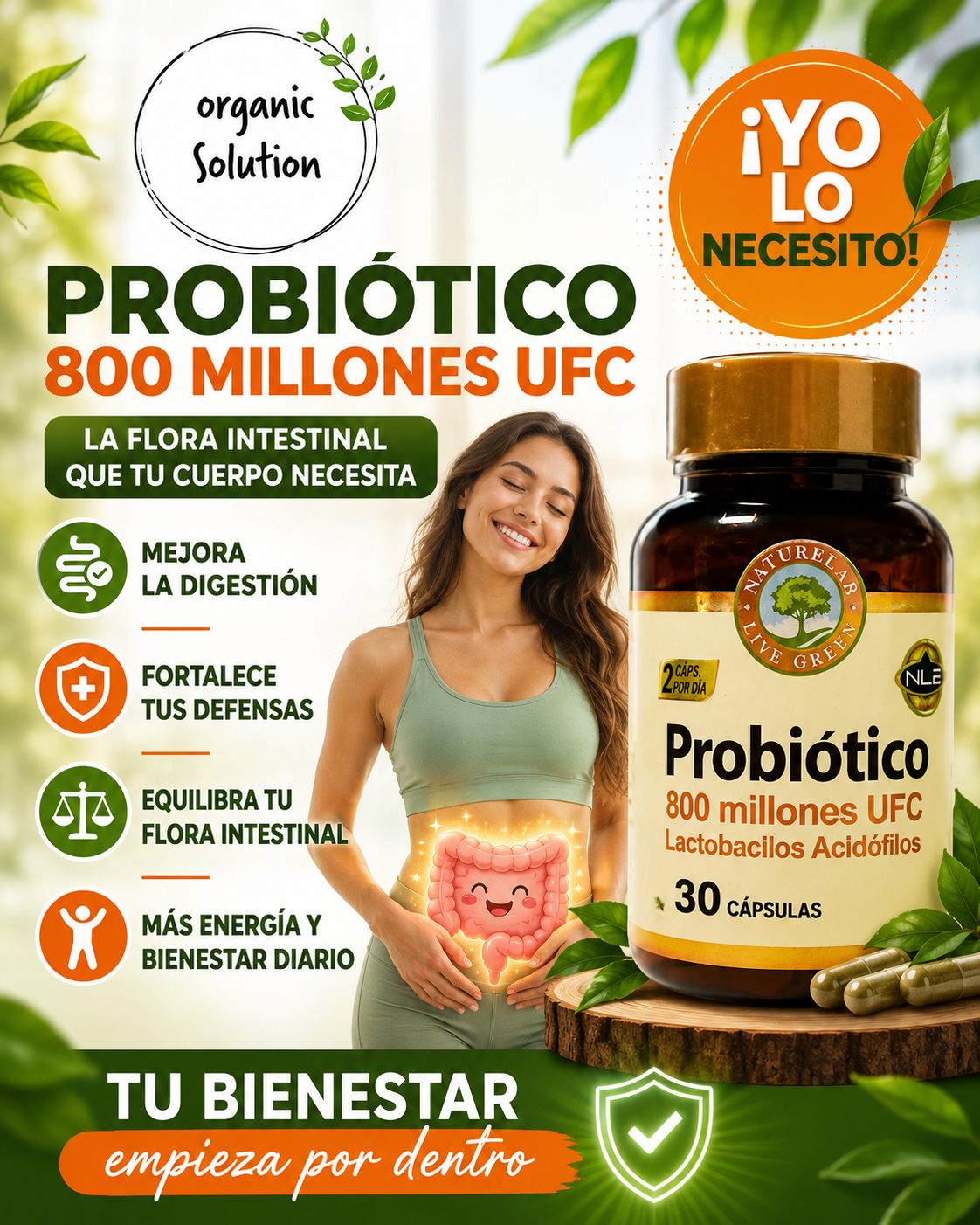 Probiotico 30 Cap
NATURELAB