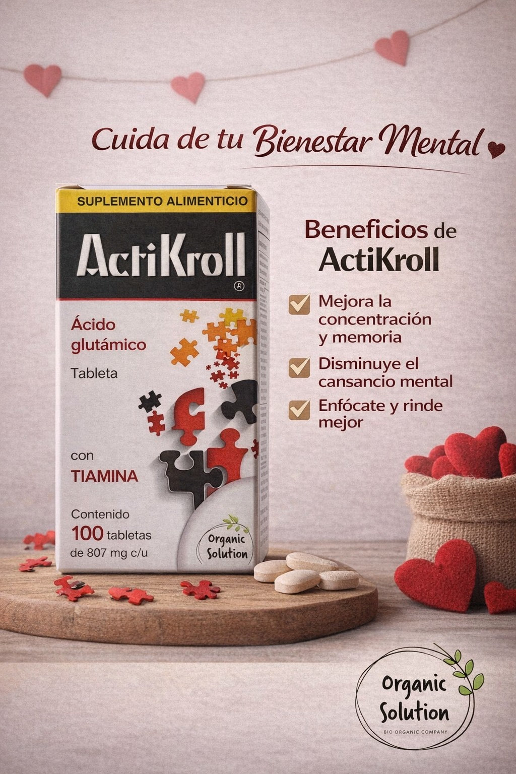 Àcido glutámico con tiamina