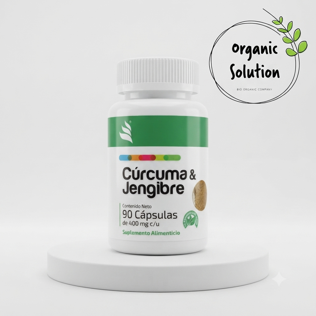 Cúrcuma con Jengibre 90 Cápsulas