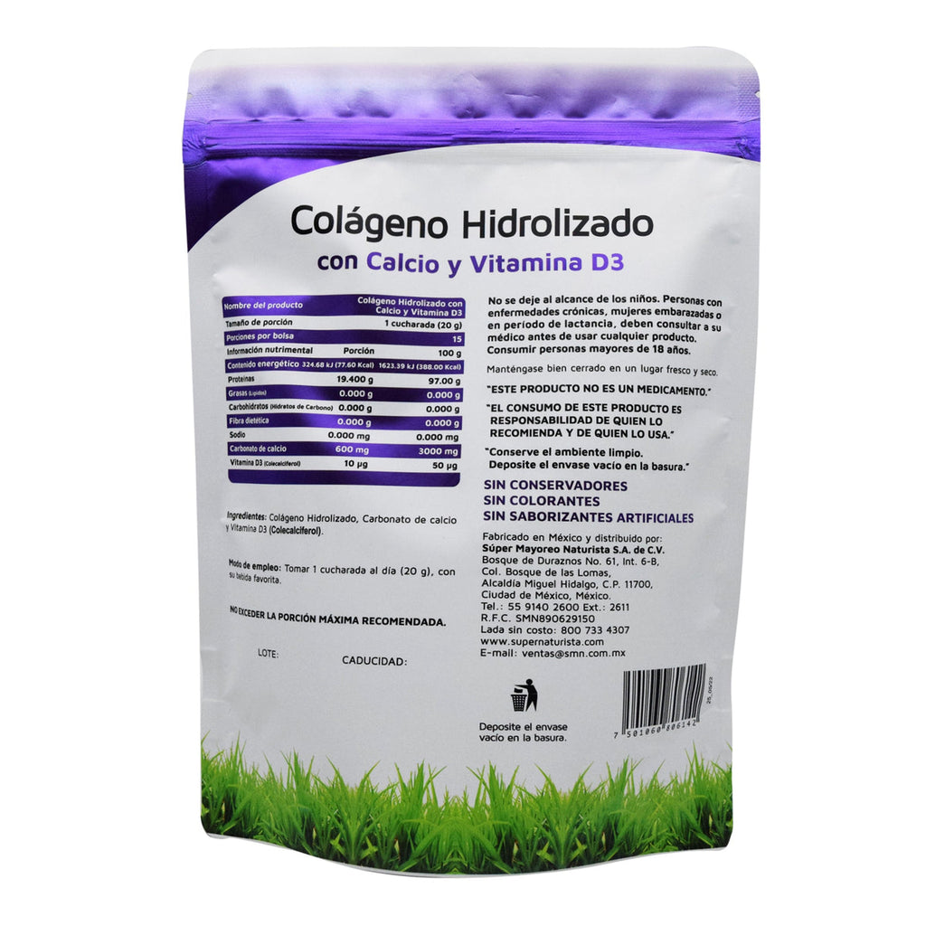Colageno con calcio y vitamina D3