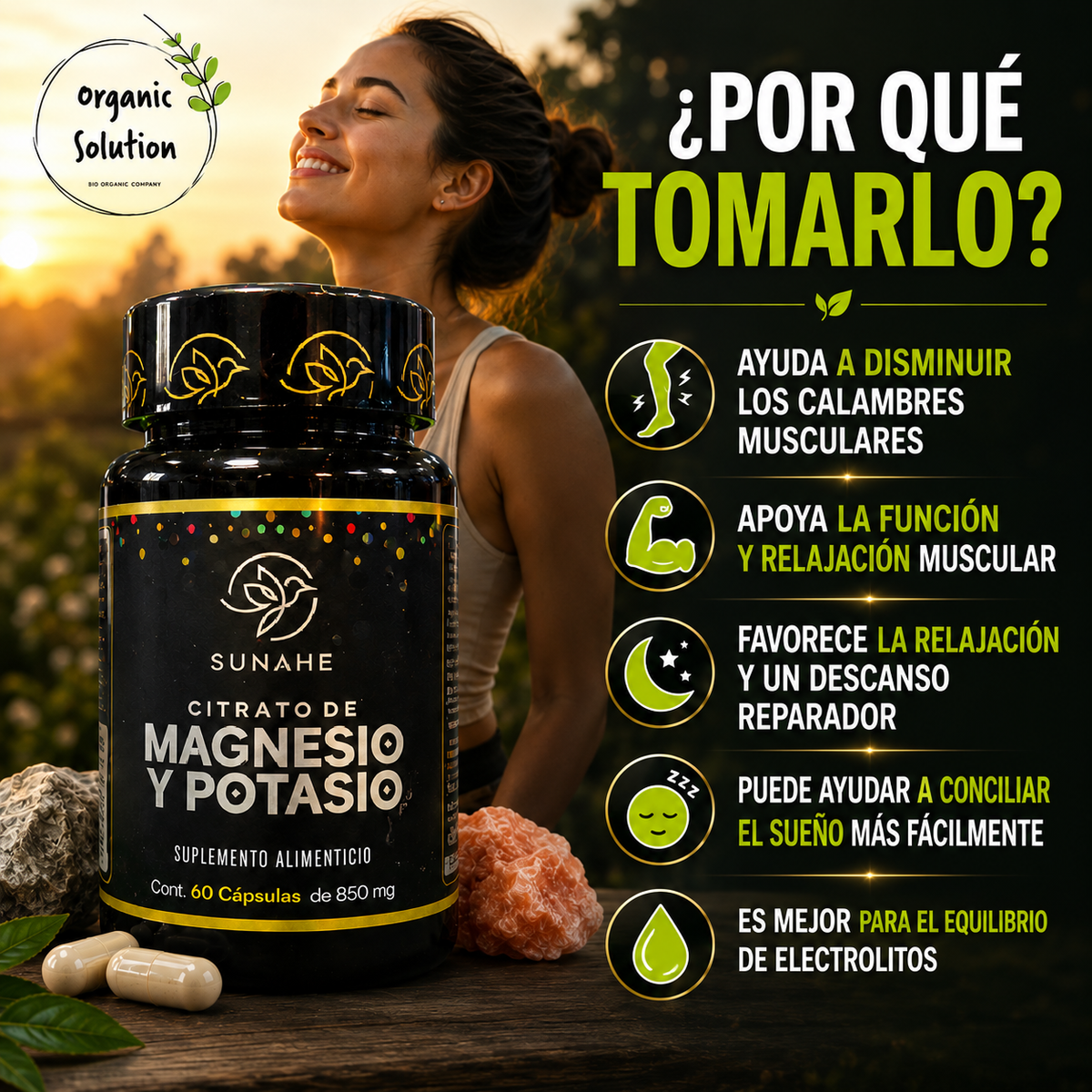 Citrato de Magnesio y Potasio