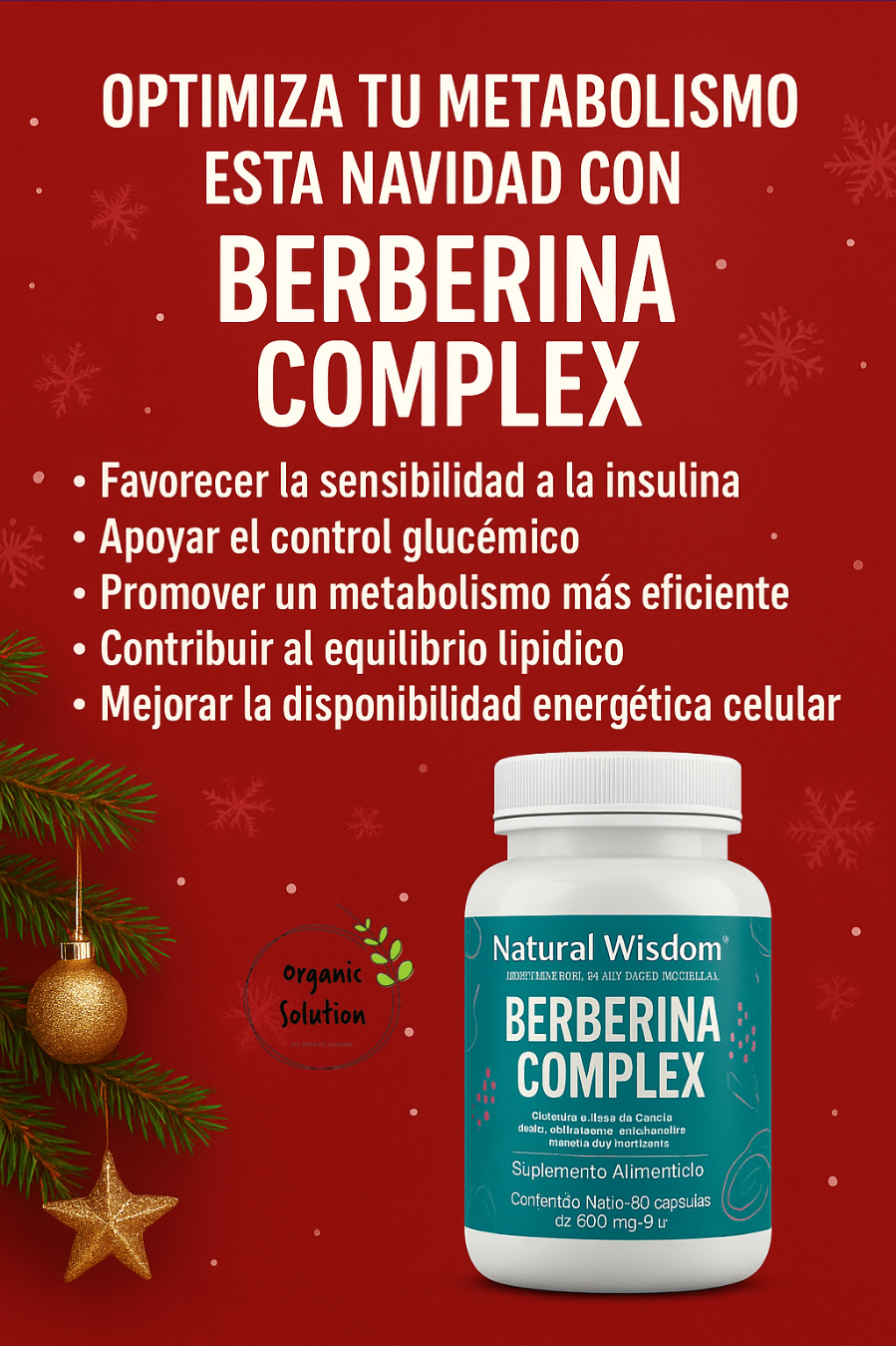 BERBERINA COMPLEX 30 cápsulas