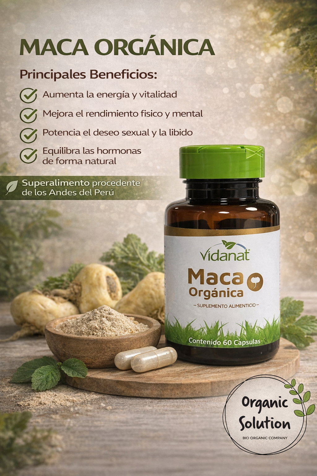 Maca organica del Peru