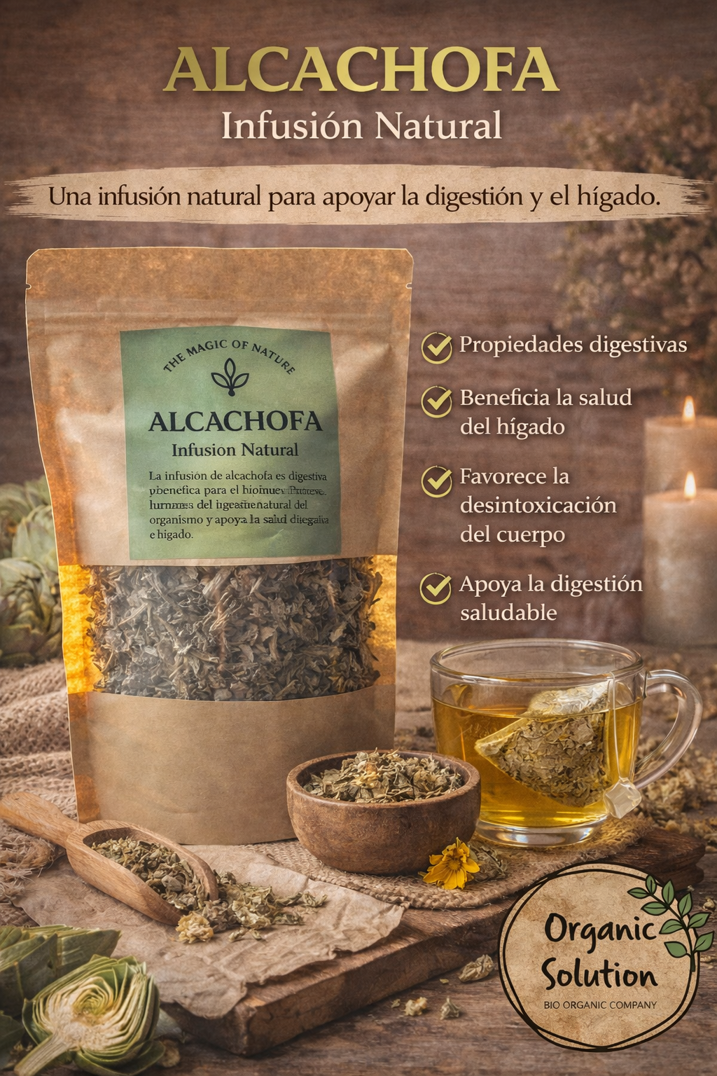 Infusión de Alcachofa – Herbalaria Natural