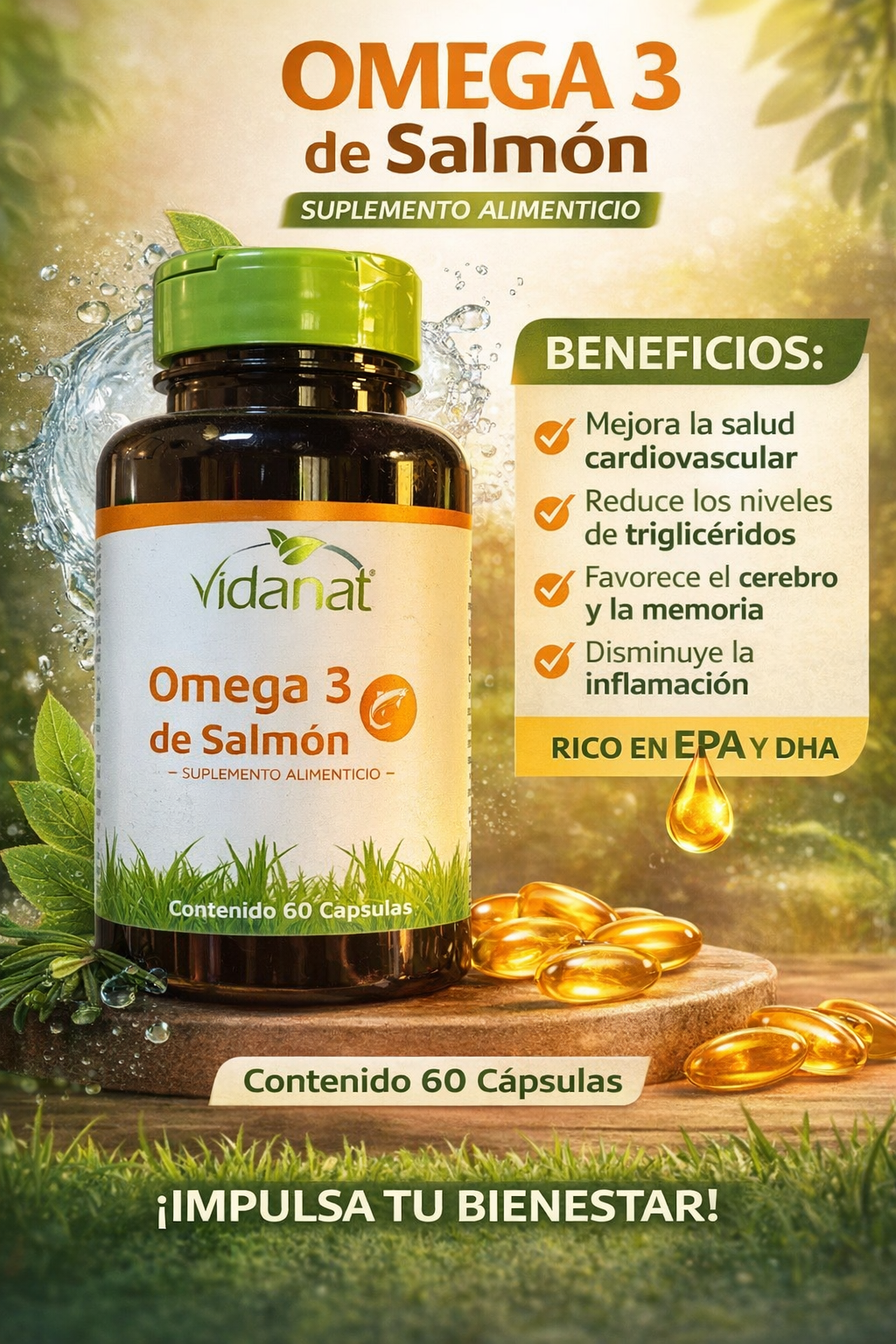 Omega 3 de salmón