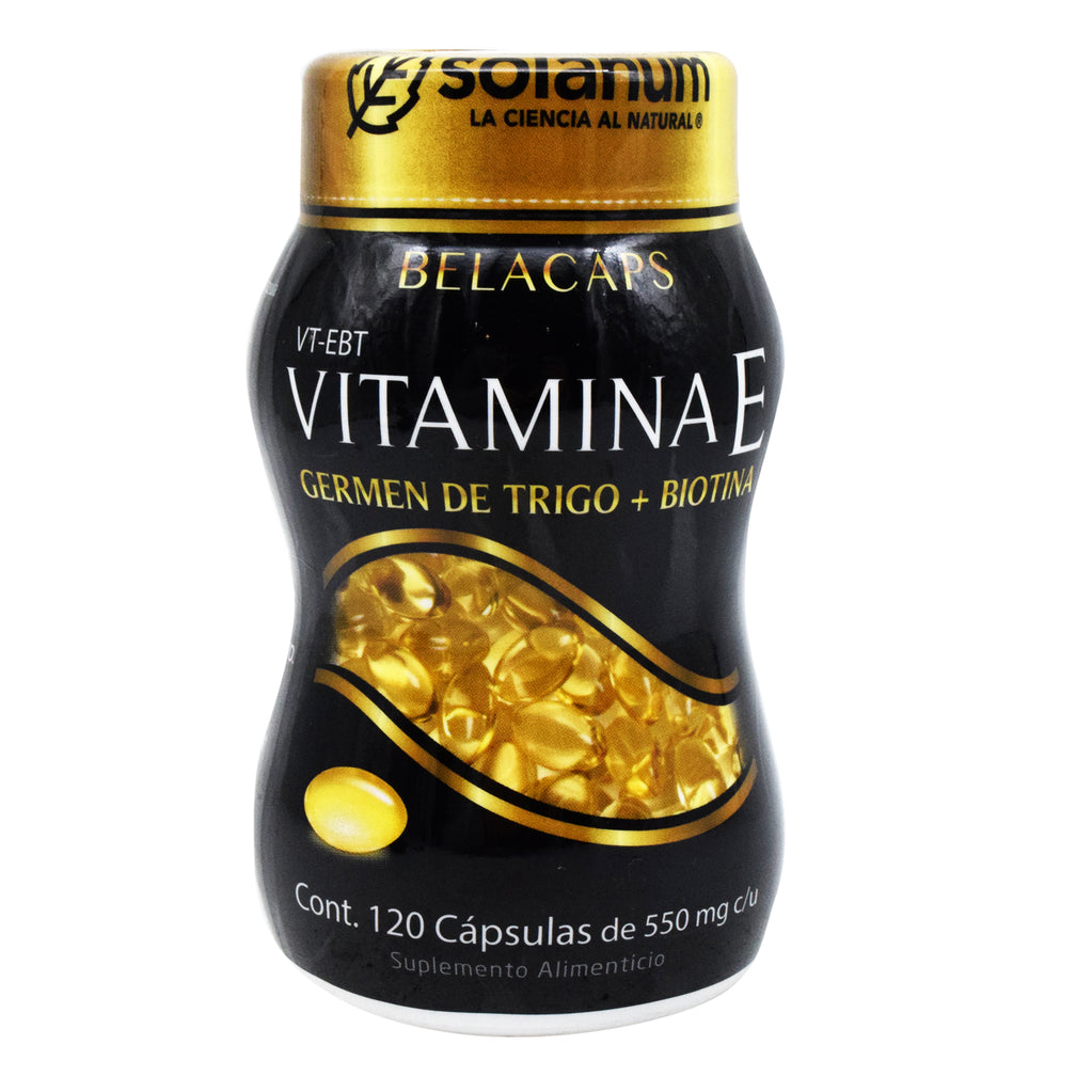 Vitamina E Con Biotina 120 Cap
Por SOLANUM